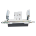 SKANDY Выключатель 1-клавишный 10А SK-V01T титан IEK