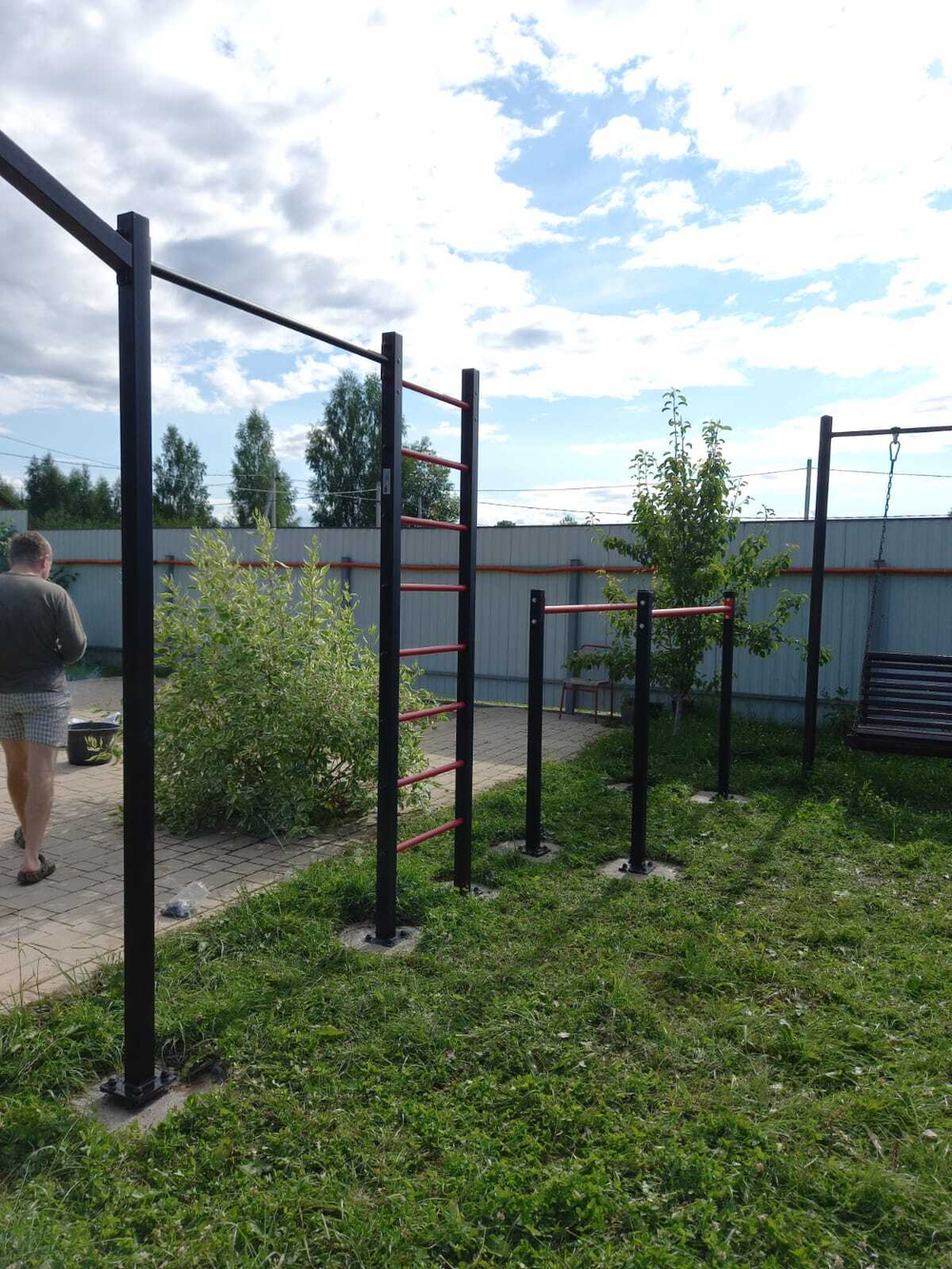 Монтаж уличных брусьев Sv Sport (УБ-3)