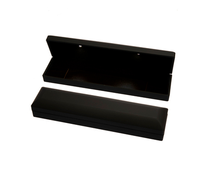 Футляр-пенал с подсветкой под цепочку/часы (черный, пластик)