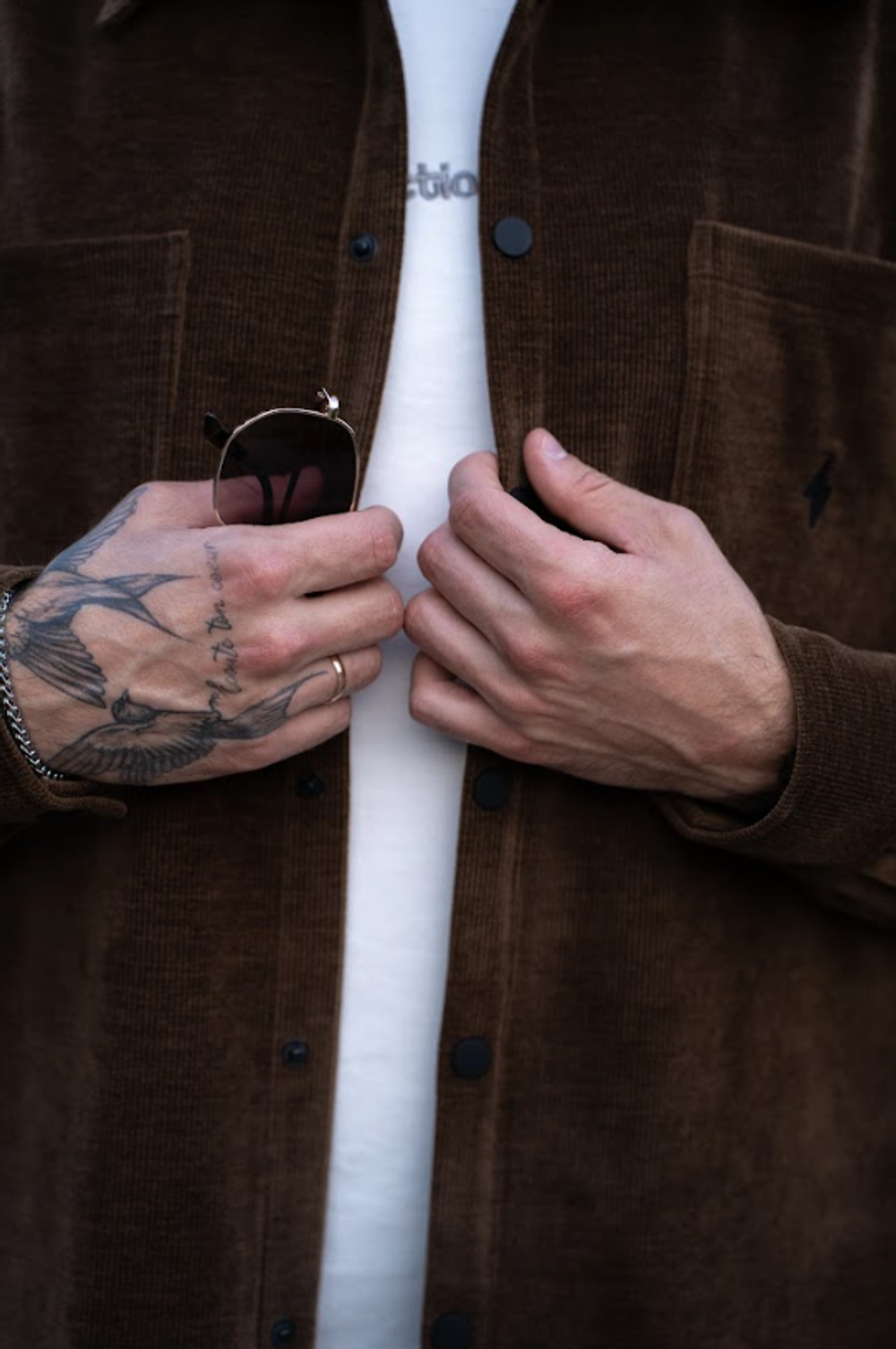 Рубаха "Velvet" коричневая