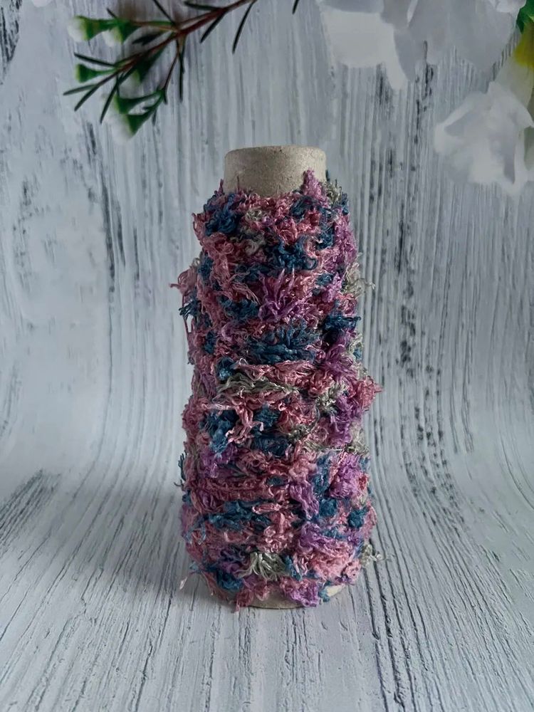 Пряжа Единорог UNICORN мультиколор с шишибриками 50 g