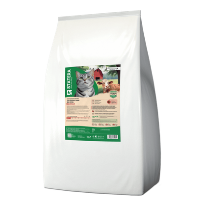 STATERA (Статера) Сухой корм для взрослых кошек с говядиной