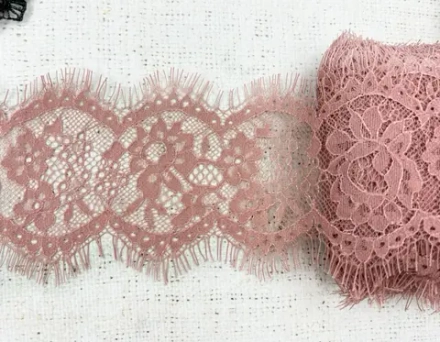 Кружево Французское, ш. 10,5 см, пыльная чайная роза