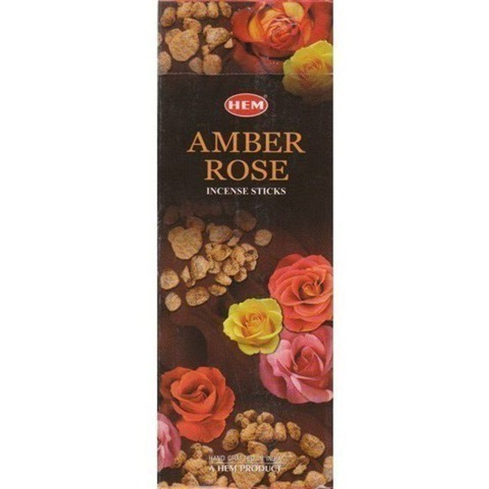 HEM Amber Rose шестигранник Благовоние Амбер Роза