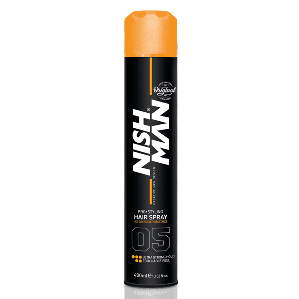 NISHMAN HAIR STYLING SPRAY ULTRA HOLD 05 - Лак для волос 400 МЛ