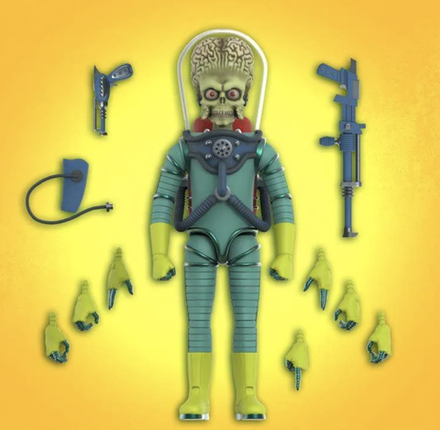Фигурка Super7 Mars Attacks Ultimates W1 Figure Martian Invasion