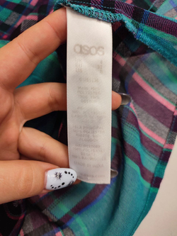 Рубашка Asos в клетку 38 размер