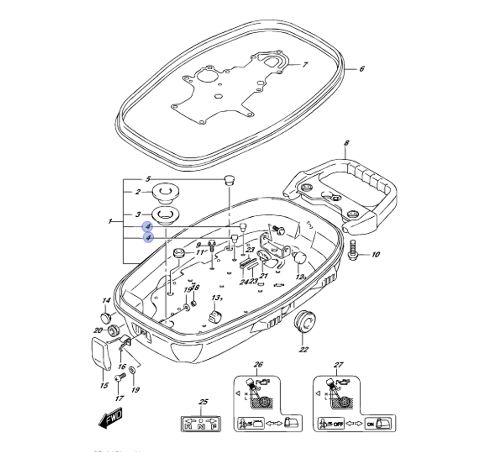 Заглушка 09250-06005-000