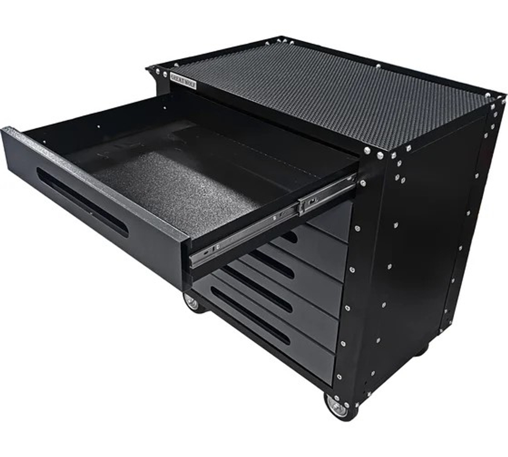 Инструментальная тележка GWT-G6, 6 ящиков, колеса с тормозом, серая, Great Wolf