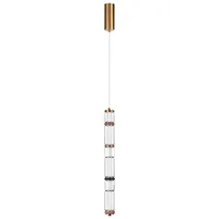5455/18L L-VISION ODL_EX26 043 сатин.латунь/терракот/черный Подвес LED 22W 4000K COLLIER