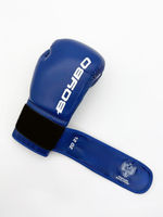 Перчатки боксерские BoyBo TITAN, IB-23 (одобрены ФБР), синий