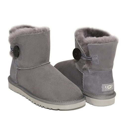 Ugg Mini Bailey Button II Grey