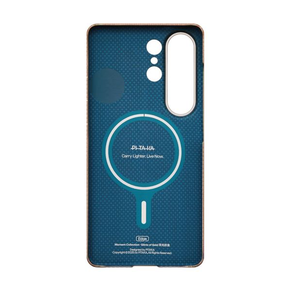 Чехол Pitaka Edge Case для Samsung S26 Ultra, Золотой блик | Golden Glint