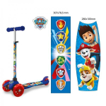 Самокат 3кол. Щенячий Патруль, 120 и 80 мм, рег.рул.стойка