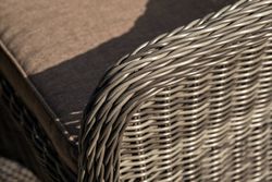 "Эспрессо–150 R" обеденная группа плетеная, цвет графит