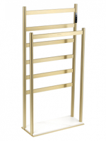 Полотенцесушитель электрический напольный WONZON & WOGHAND ESSEN, Брашированное золото (WW-A407-BG)