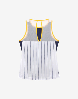 Женский топ теннисный Australian Ace Vest With Print W - небесный