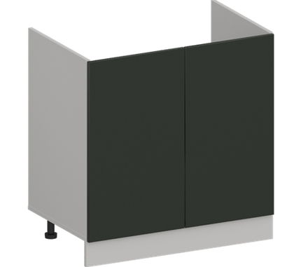 Кухня Модуль ШНМ 800 Графит / Насыщенно-зеленый