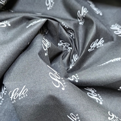 Ткань подкладочная сумочная Чёрная SOLO