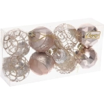 Набор шаров «Восторг» 5 см (в наборе 8 шт), Шампань