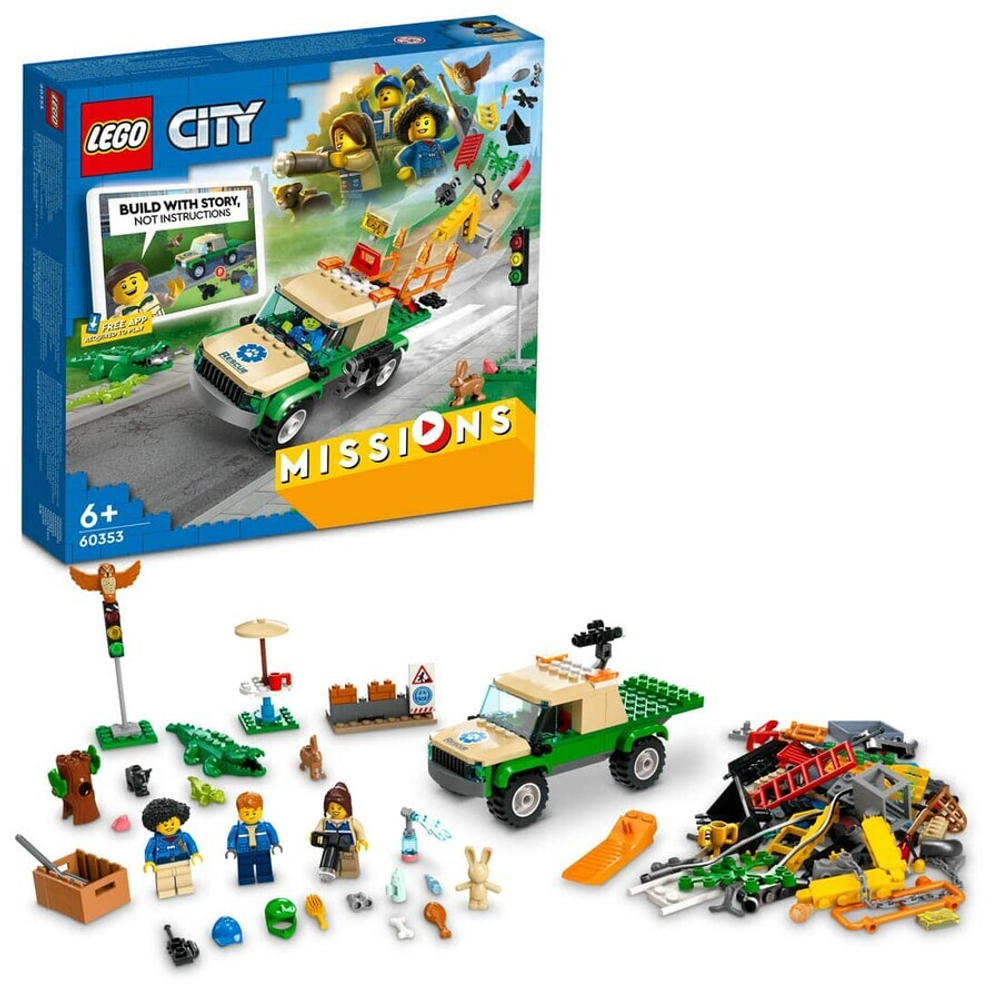 Конструктор LEGO City 60353 Миссии по спасению диких животных