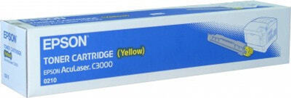 Картридж тонерный Подлинный Желтый Epson AcuLaser C3000N 1 шт S050210