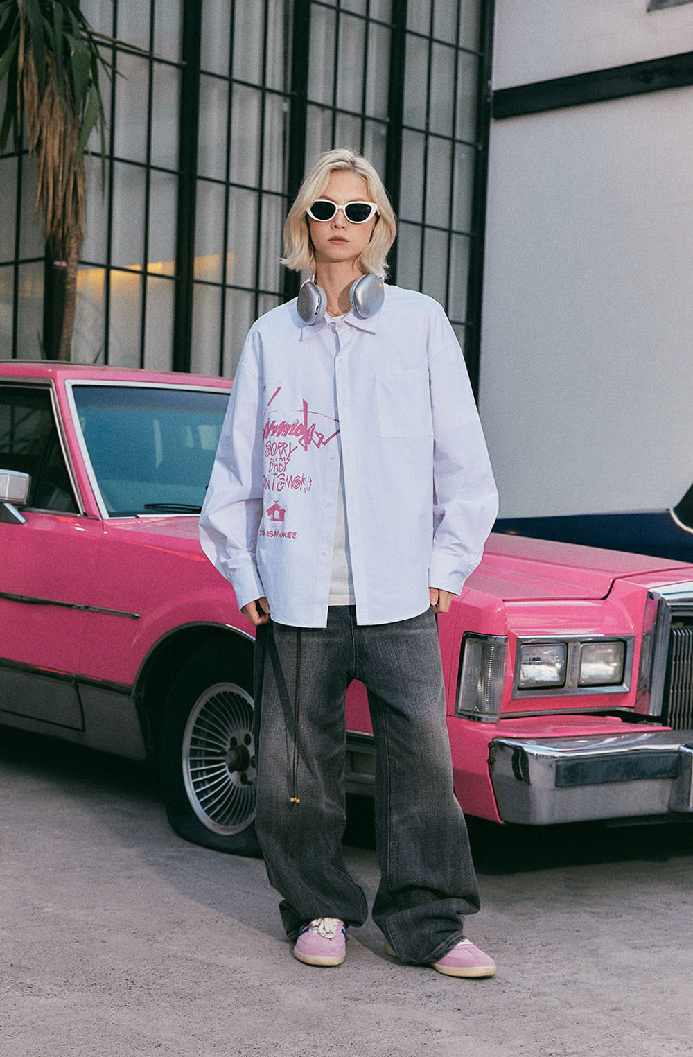 Рубашка DONSMOKE Half-Printed Shirt