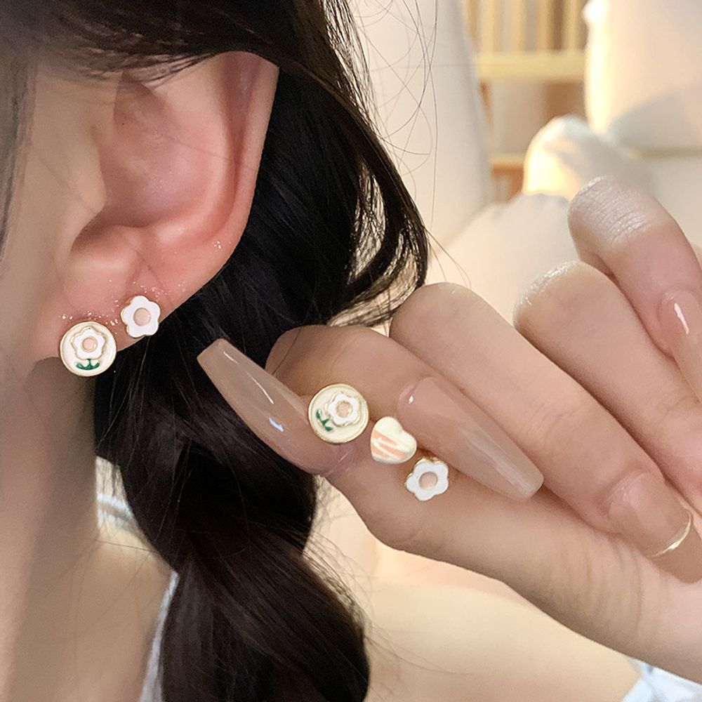 Серьги &quot;White Pink Color&quot;