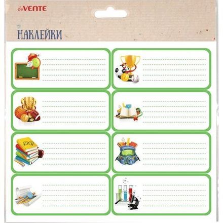 Наклейки на тетради универсальные, Cool School, deVente