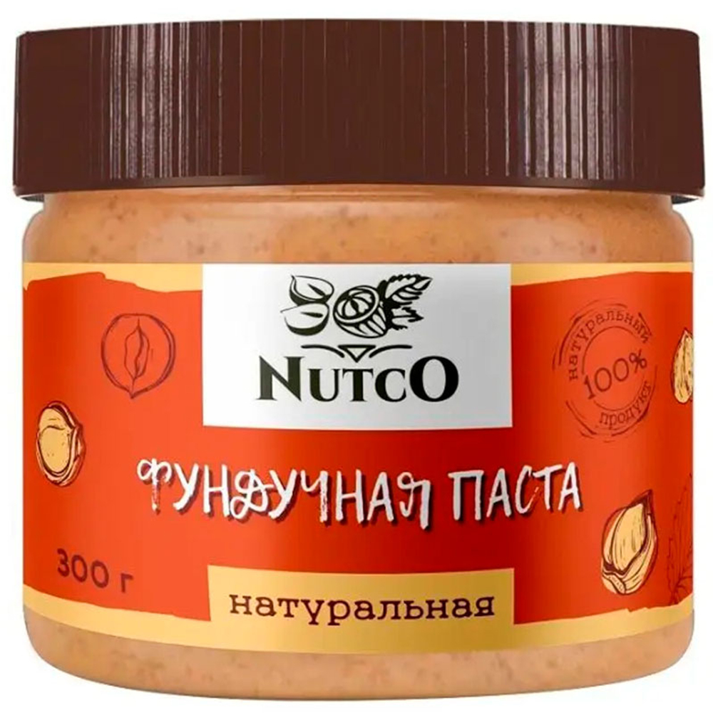 Nutco Фундучная Паста Натуральная (300 гр.)
