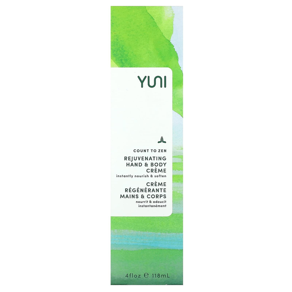 Yuni Beauty, Count to Zen, омолаживающий крем для рук и тела, 118 мл (4 жидк. унции)