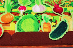 Набор из фетра на липучках Огород