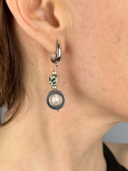 Серьги бижутерия из муранского стекла