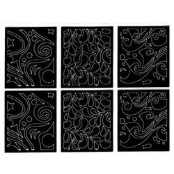 Irisk Трафарет для эрографии и аэропуффинга №04