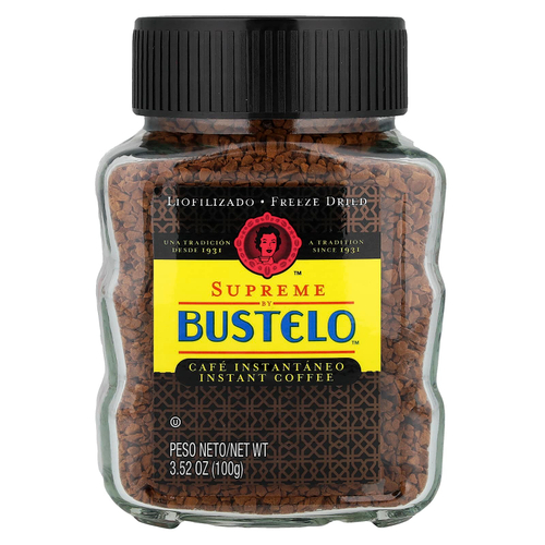 Café Bustelo, сублимированный растворимый кофе Supreme by Bustelo™, 100 г (3,52 унции)