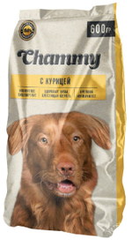 CHAMMY СУХОЙ КОРМ ДЛЯ СОБАК МЕЛКИХ ПОРОД С КУРИЦЕЙ В П/П 0,600 КГ