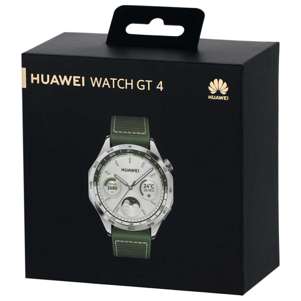 Умные часы Huawei Watch GT 4 46mm PNX-B19 Green Woven Strap (55020BGY)