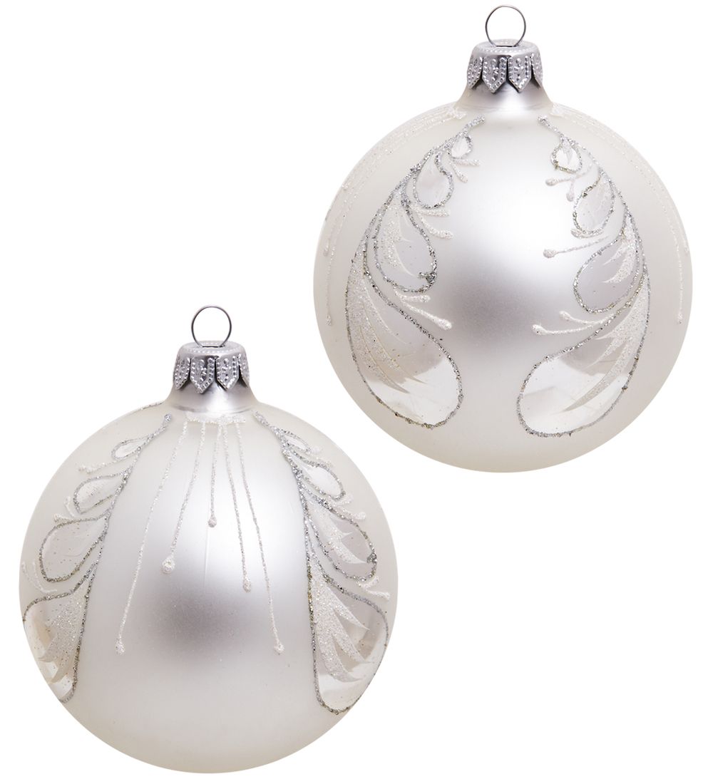 Элита НФШ-1431/3 Набор ел.украшений Шар 2шт «Изысканный» 85 мм