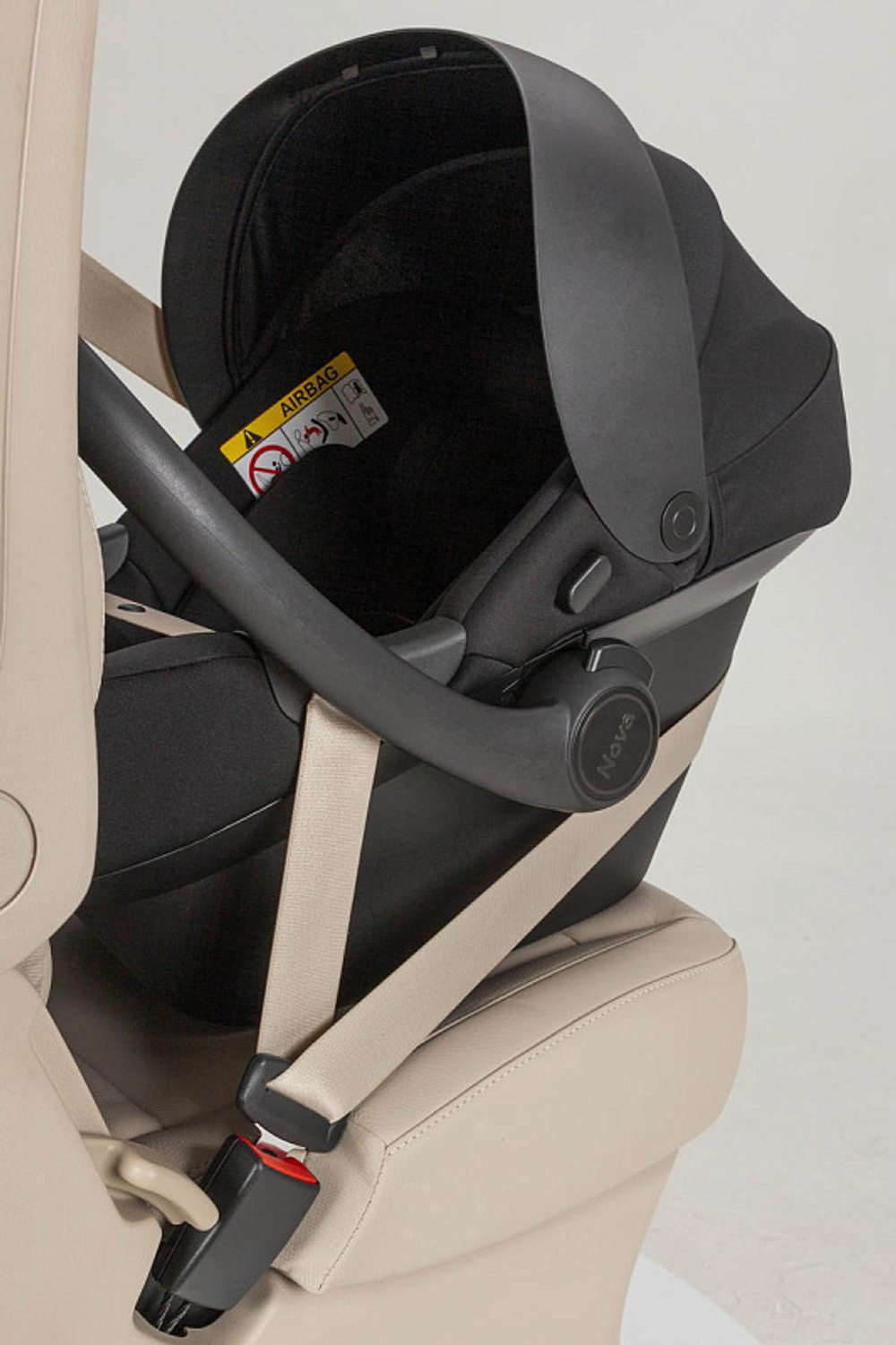 Коляска Carrello Vector CRL-6550 Nova Black Line с базой Isofix 3 в 1 Pearl Black