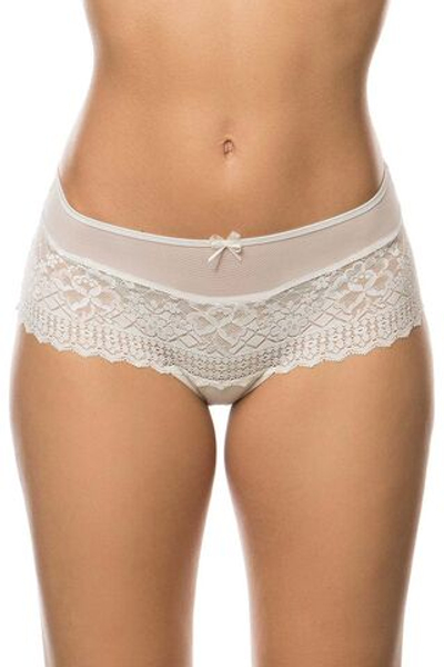 Трусы-шорты Melody из эластичного кружева (Размер: 46) (Цвет: кремовый)