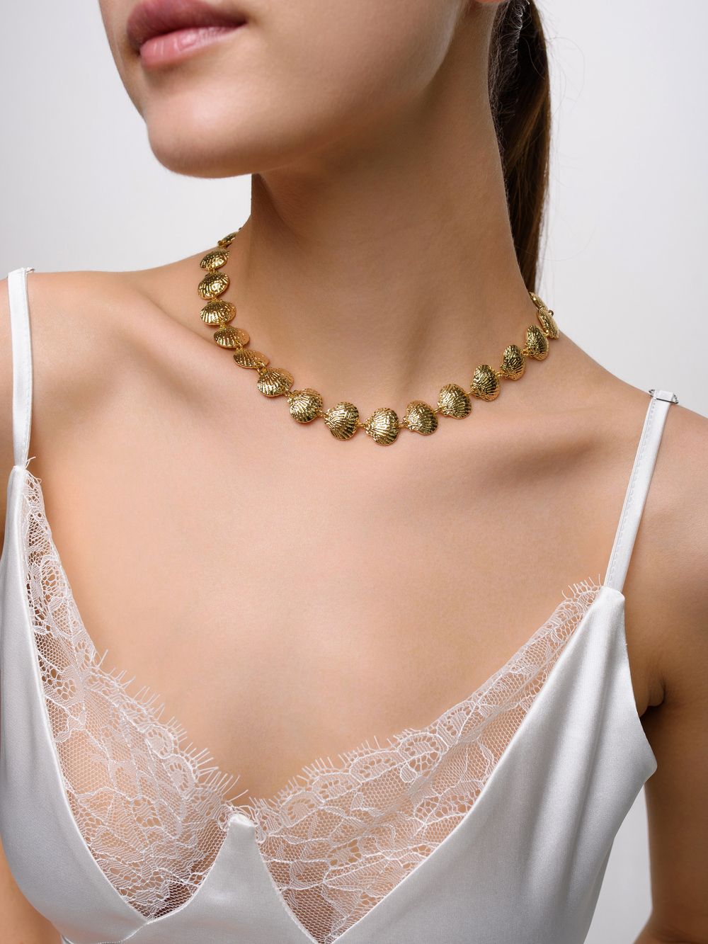 Колье "Lots shells" Gold