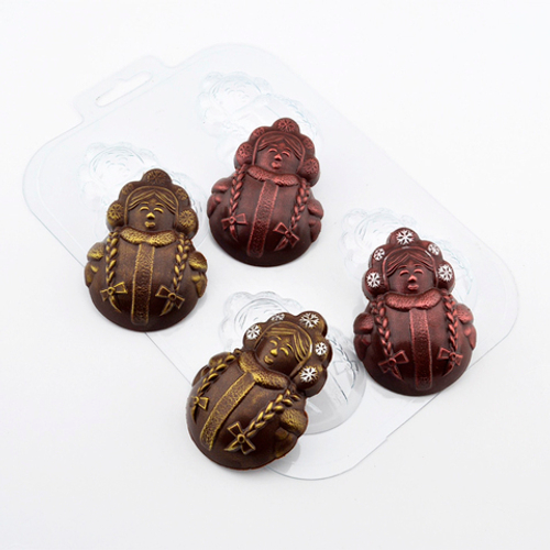 Форма пластиковая "Мини Снегурочка"