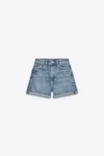 Шорты trf mom fit с высокой посадкой