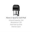 Купить Картридж SMOK Novo 2 Quartz 1.4ohm 2ml Coil Pod