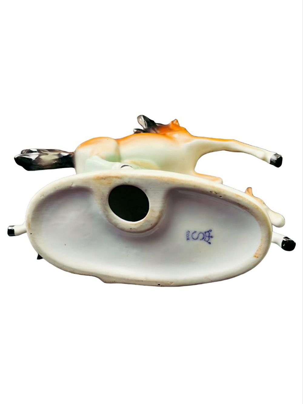 Фарфоровая статуэтка "Бегущие кони" Gräfenthal