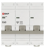 Автоматический выключатель  EKF mcb47100m-3-63C-pro