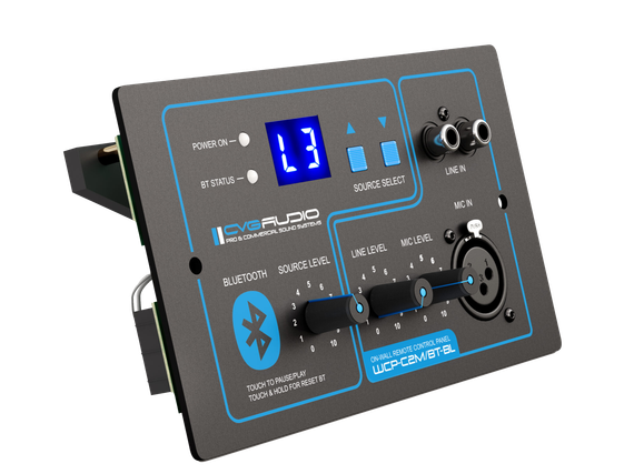 CVGAUDIO WCP-C2M/BT-BL настенный зональный контроллер