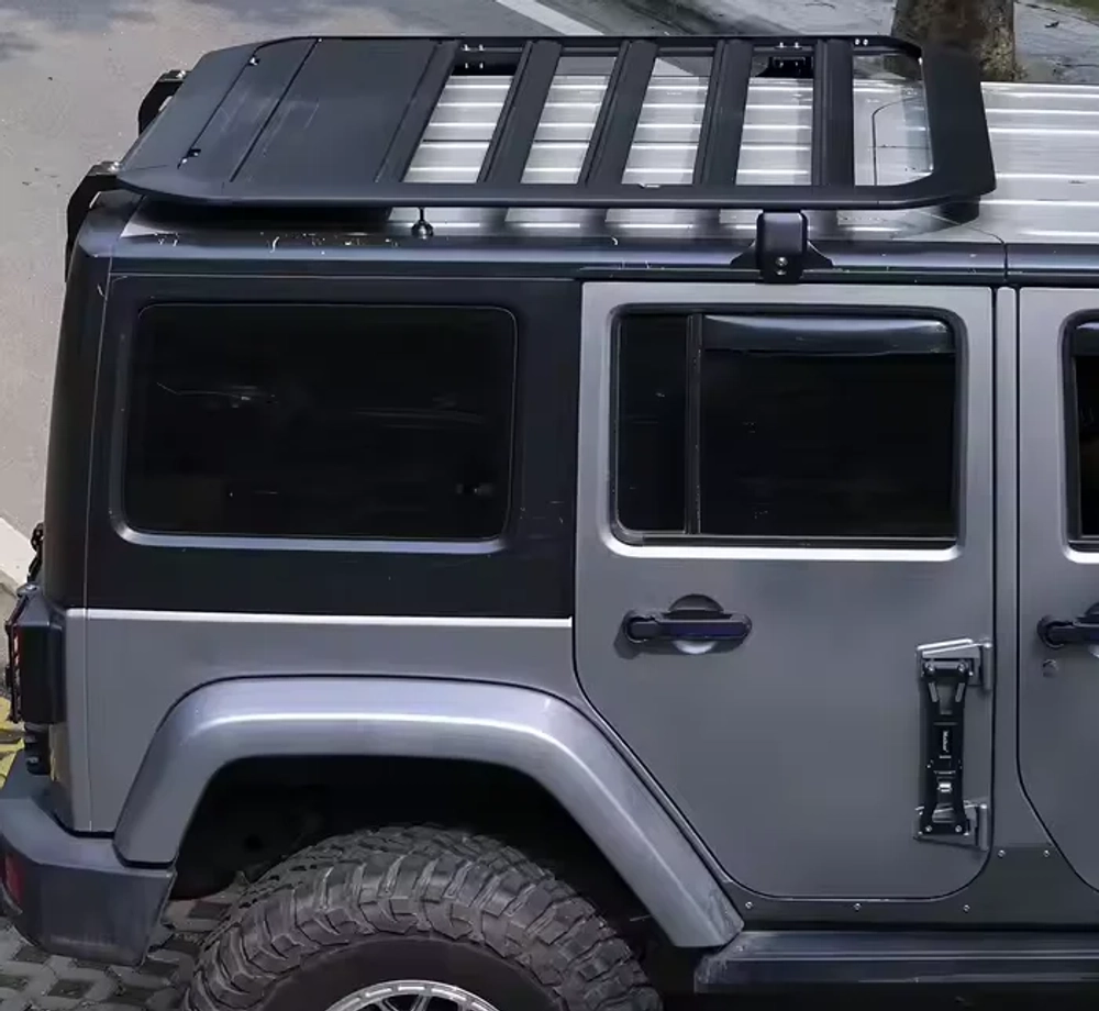 Платформа на крышу с лестницей для Jeep Wrangler JL 2018-2024+ Джип Вранглер органайзер