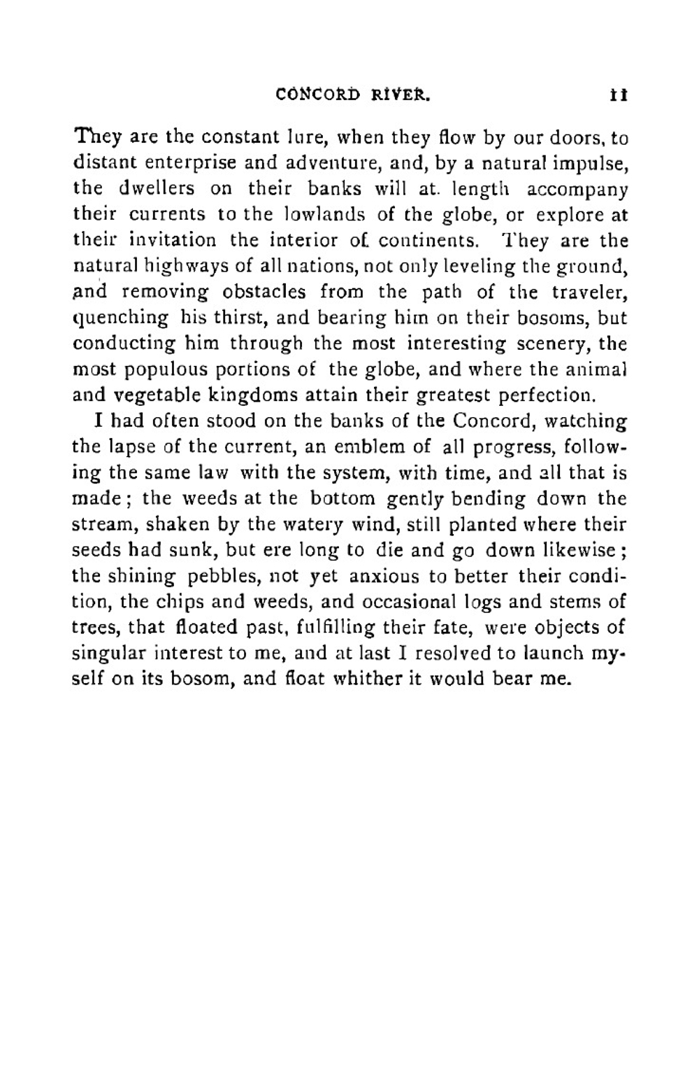 A Week On The Concord And Merrimack Rivers | H.D. Thoreau