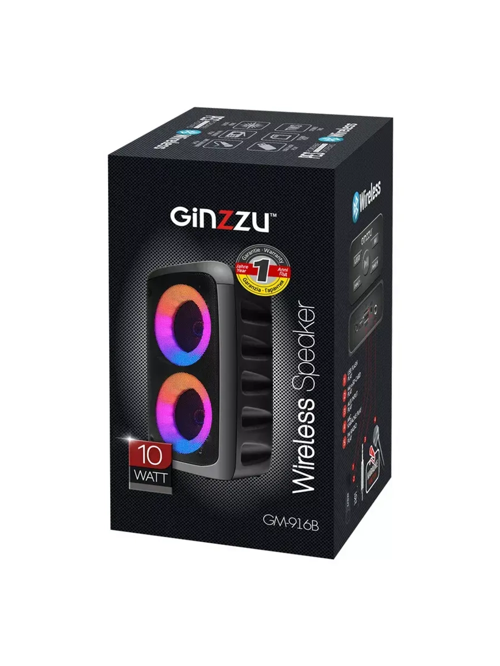 Портативная Bluetooth колонка с FM-радио и TWS